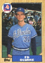 1987 Topps Baseball Cards      159     Ed Olwine